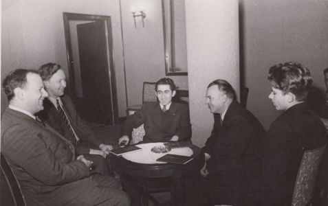 Бухарест, Болеславский, Смыслов, Петросян, Толуш, Спасский, 1953